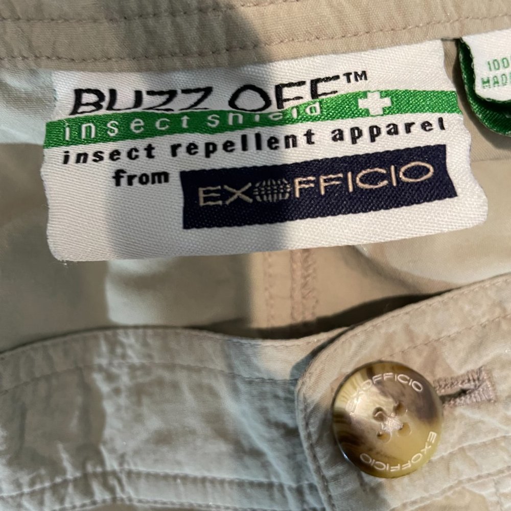 Exofficio Buzz Off Nylon Convertible Cargo Shorts Hiking Pants Size L Short Men - Picture 11 of 12